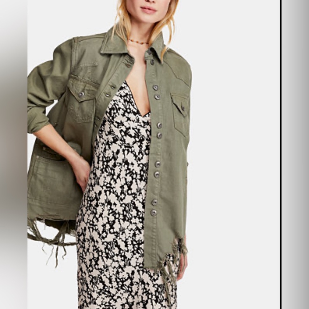 Free People Moonchild Denim Shacket